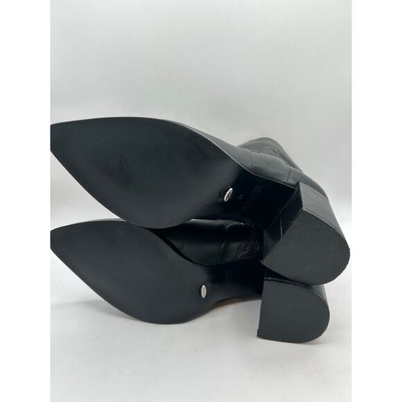 Tony Bianco Brazon Leather Heeled Bootie in Black Luxe Size 8.5 REVOLVE - Picture 8 of 10